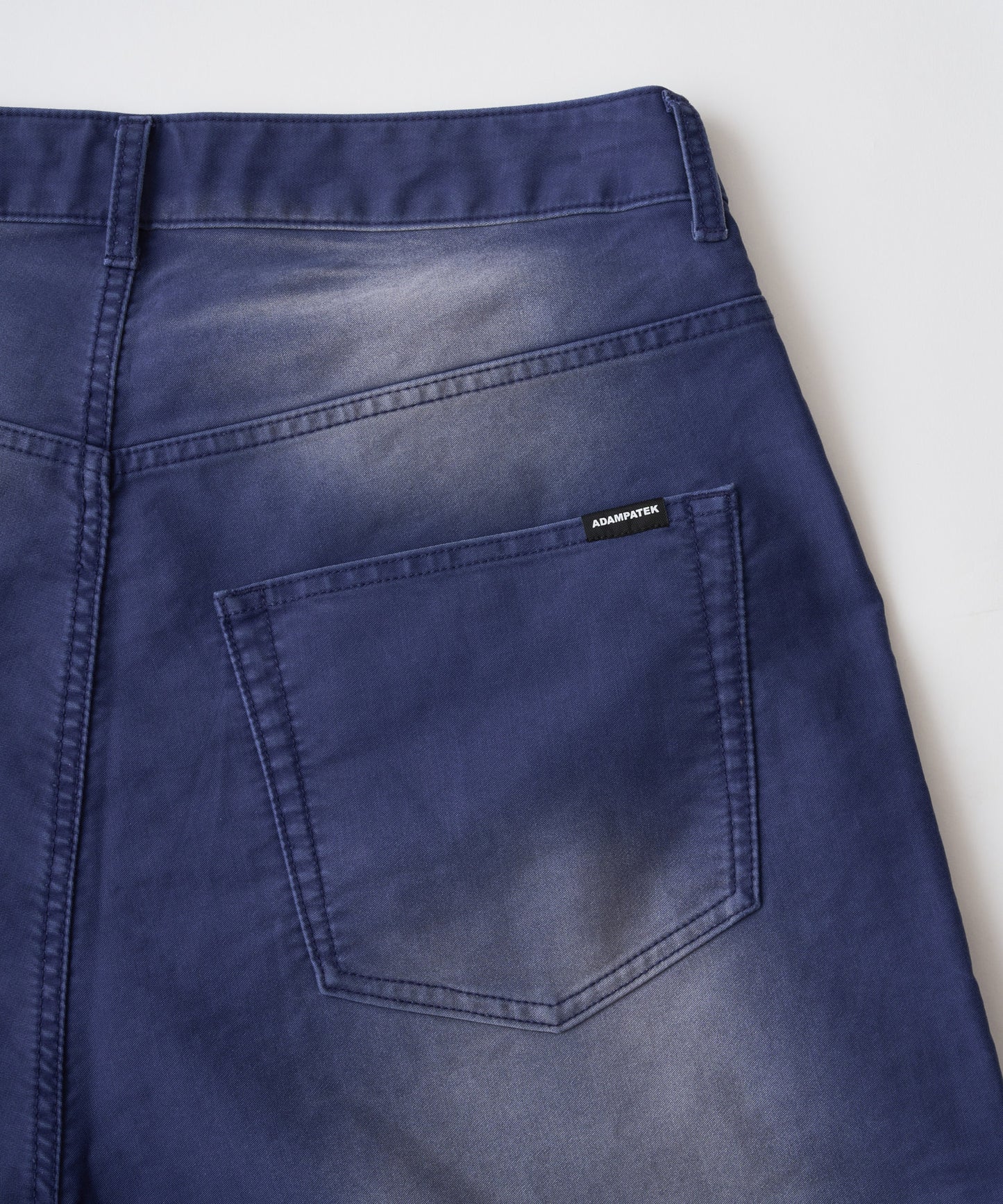 blasted light moleskin wide shorts