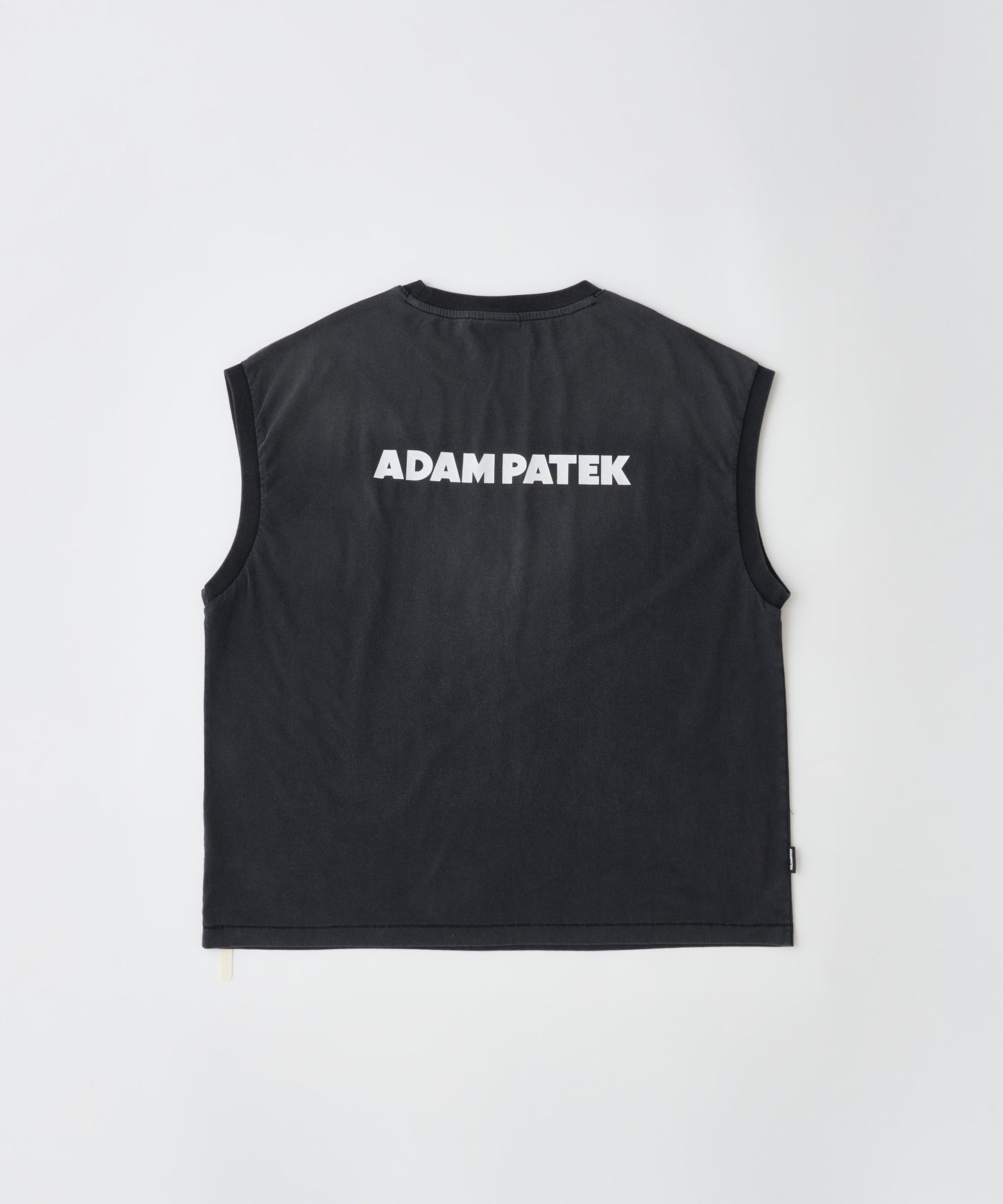 basic logo aging sleeveless