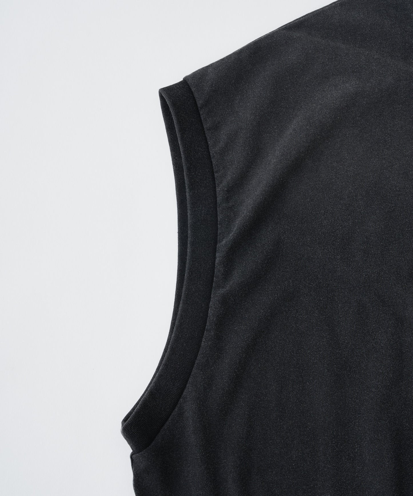 basic logo aging sleeveless