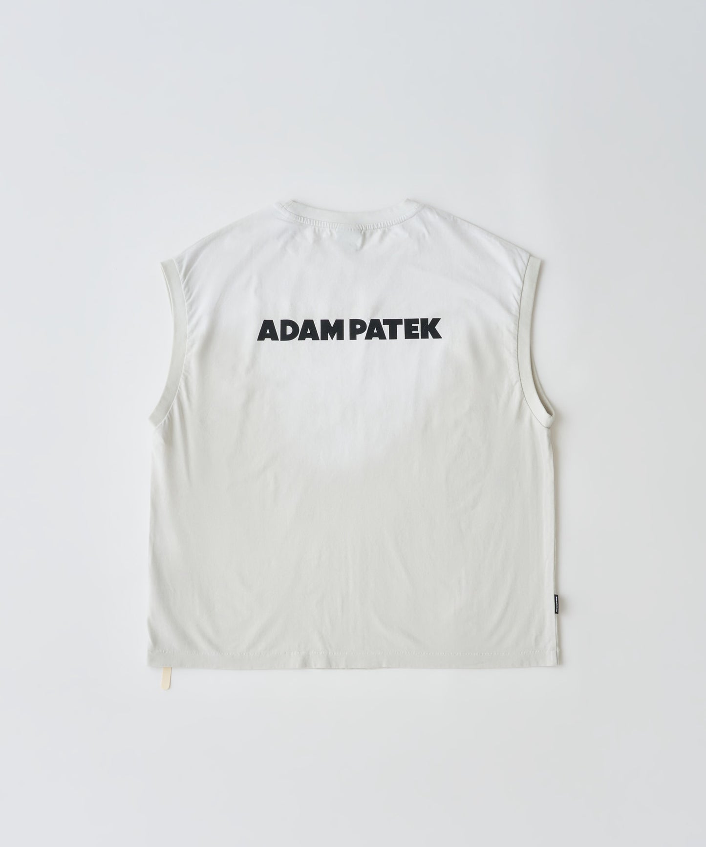 basic logo aging sleeveless