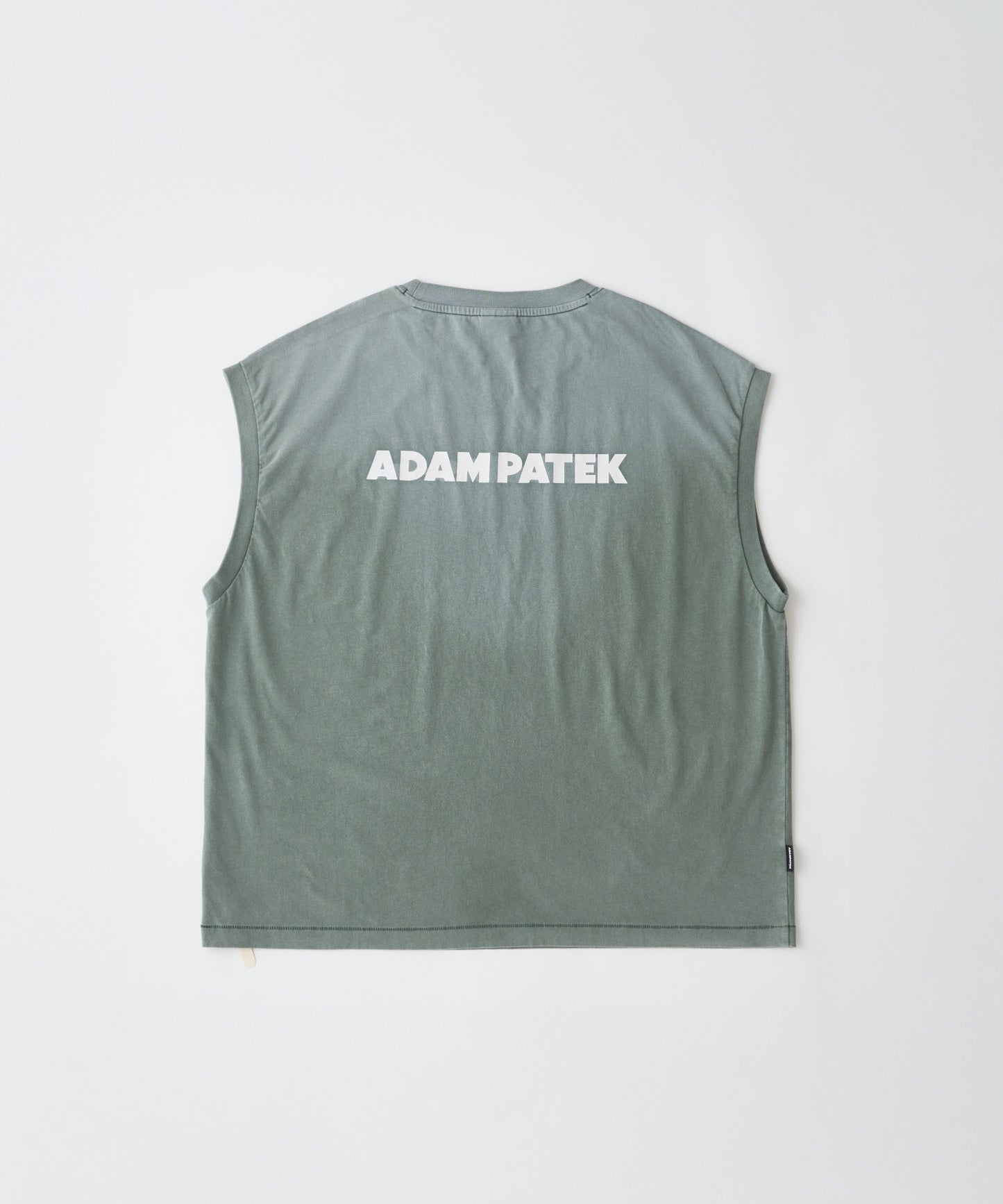 basic logo aging sleeveless