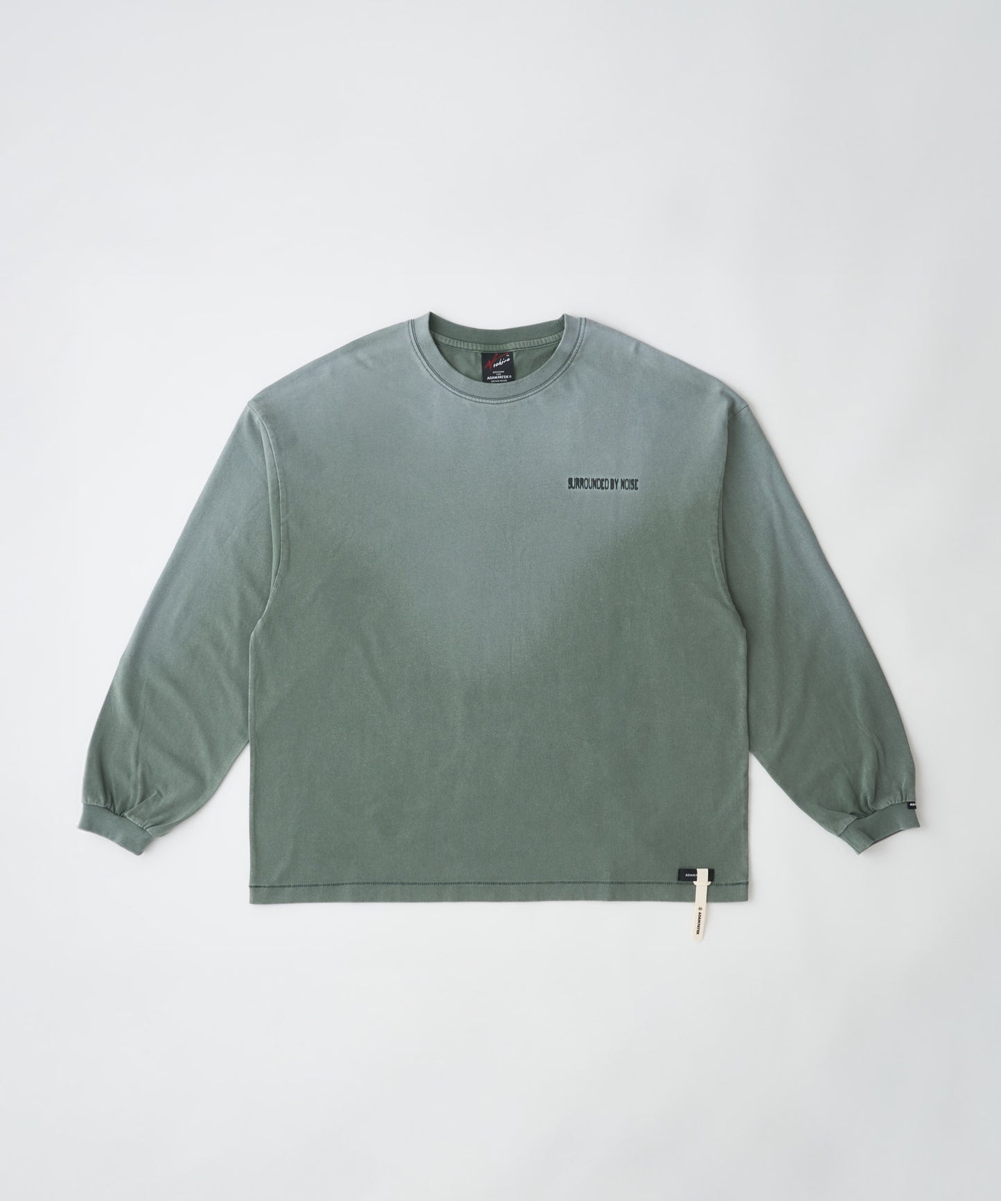 noise  aging embroidered long-sleeved T