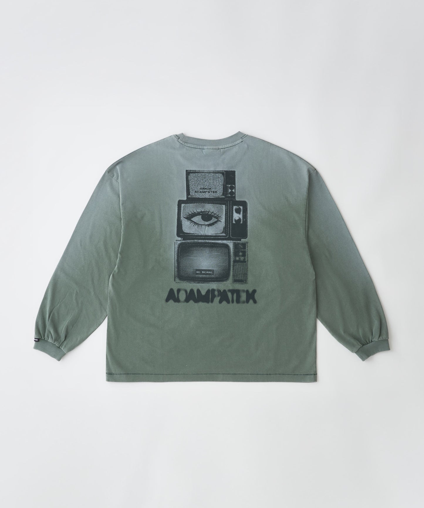 noise  aging embroidered long-sleeved T