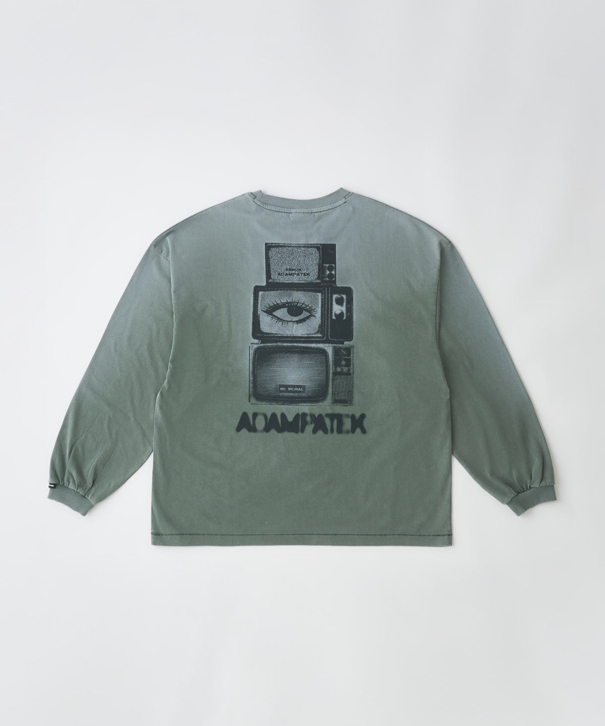 noise aging embroidered long-sleeved T – ADAM PATEK