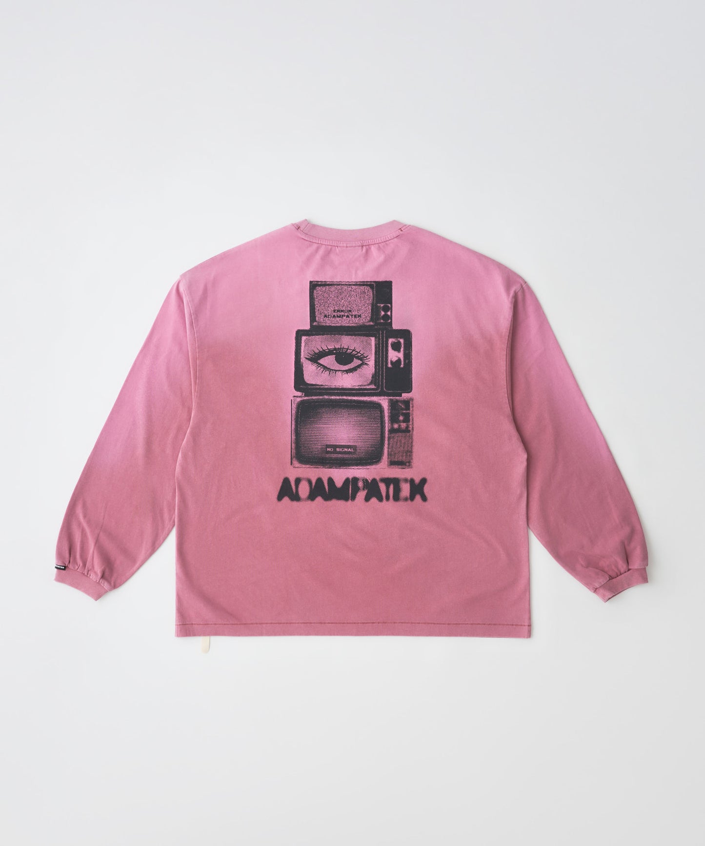 noise  aging embroidered long-sleeved T