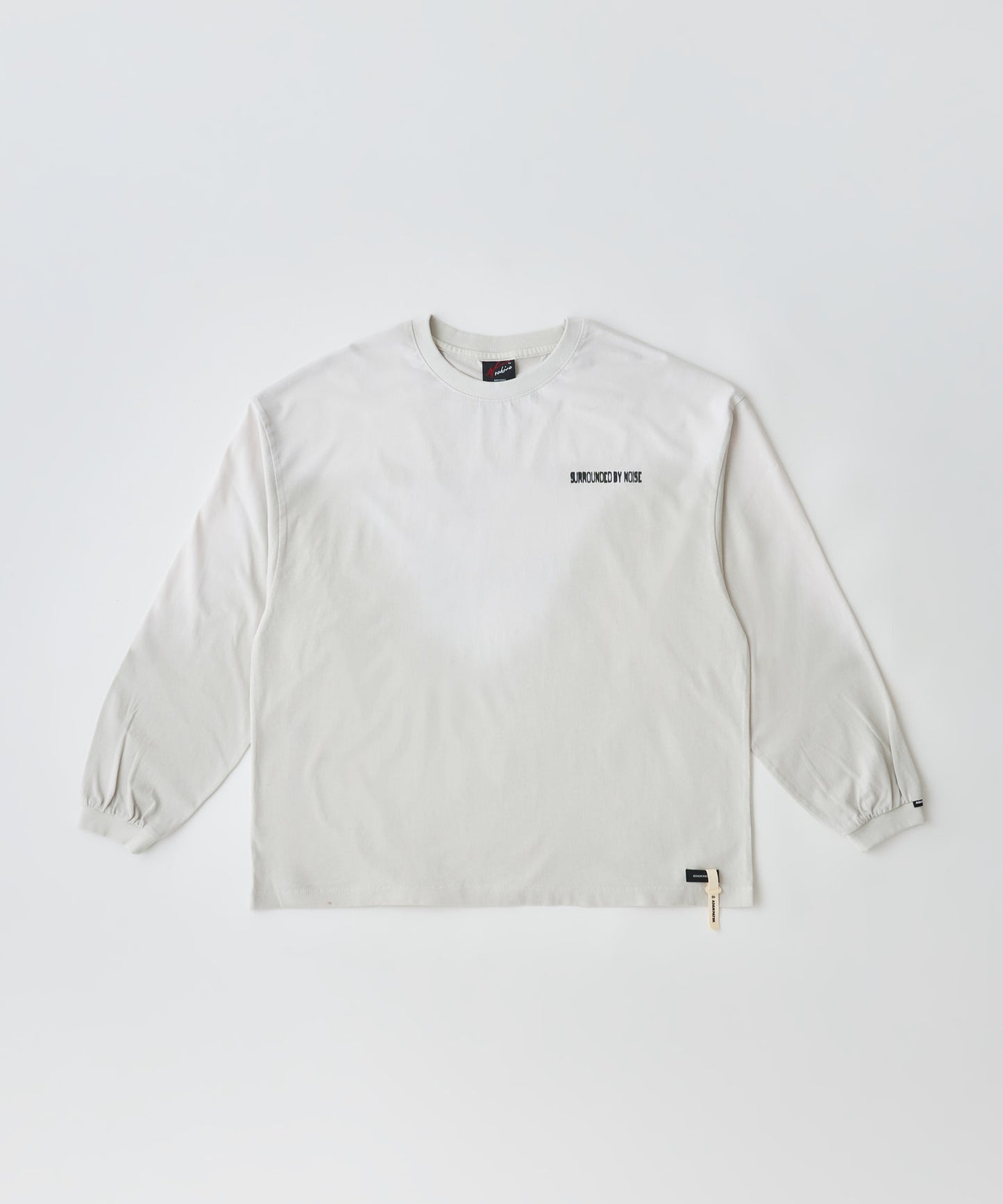 noise  aging embroidered long-sleeved T