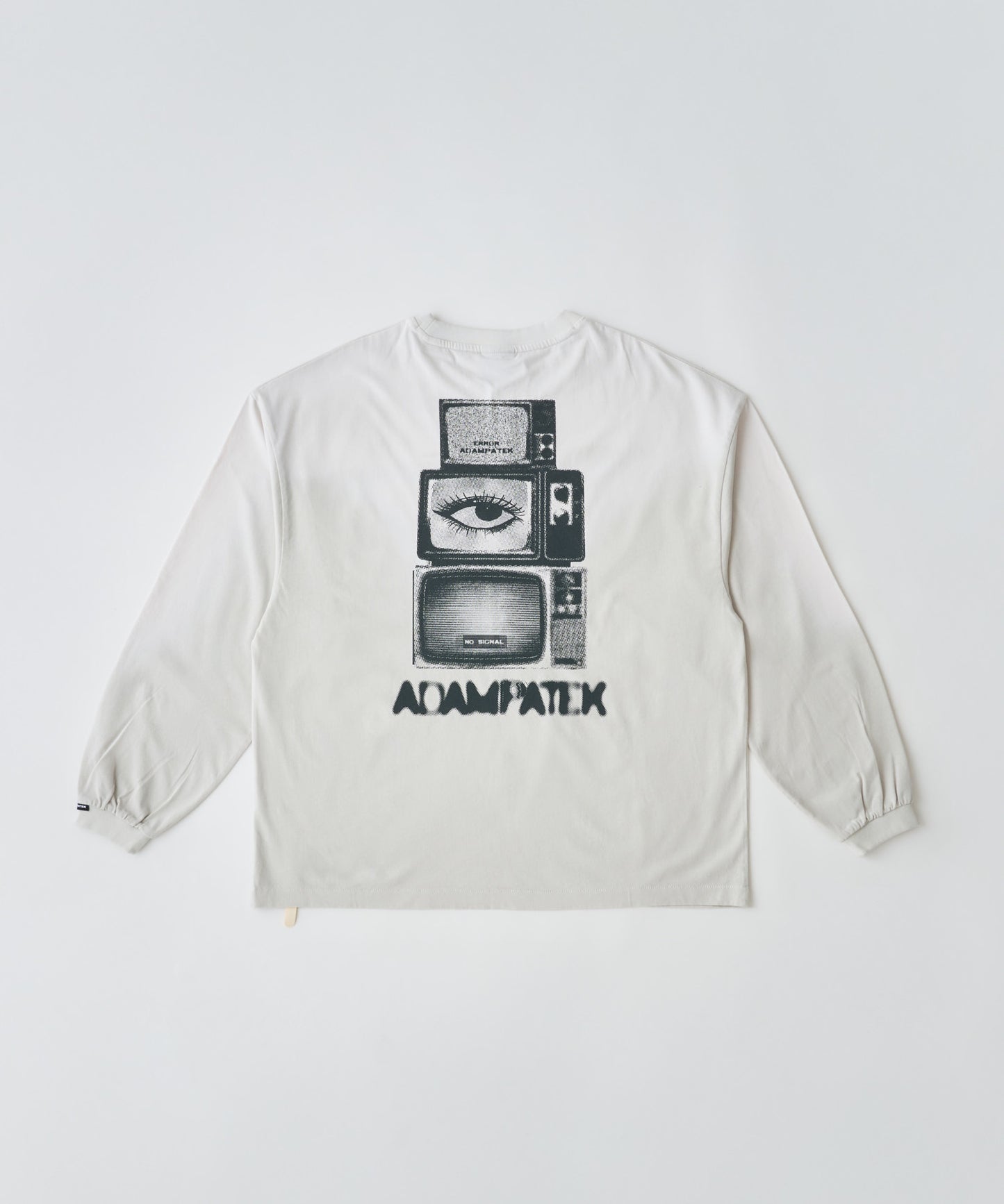 noise  aging embroidered long-sleeved T