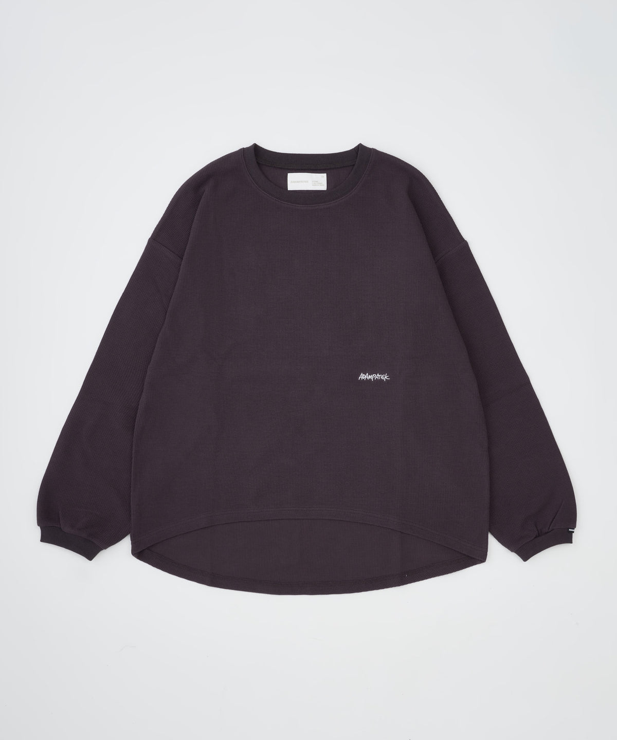 【予約】waffle soft roundedhem loose shirt
