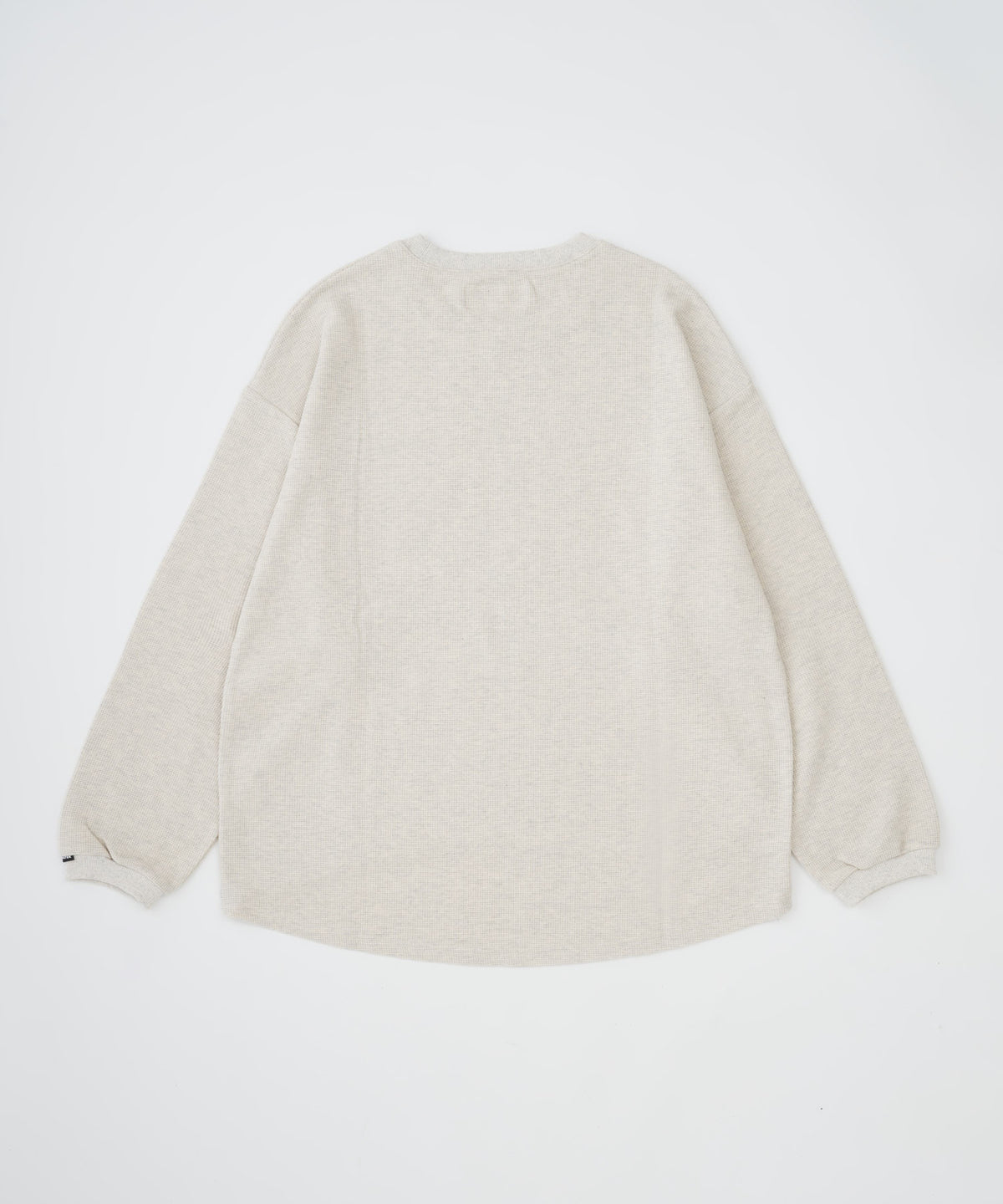 【予約】waffle soft roundedhem loose shirt