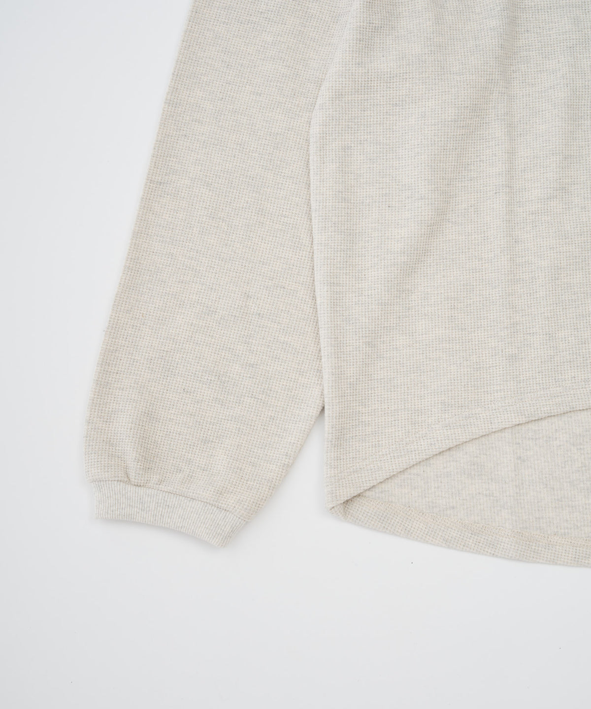 【予約】waffle soft roundedhem loose shirt