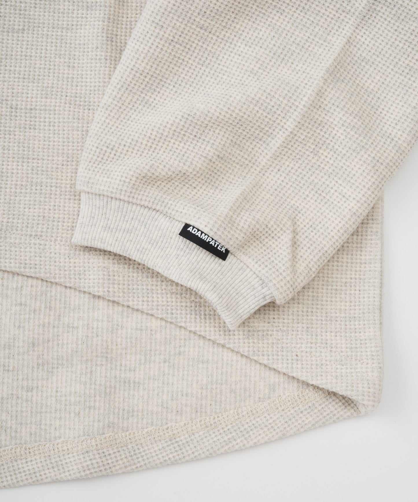 【予約】waffle soft roundedhem loose shirt