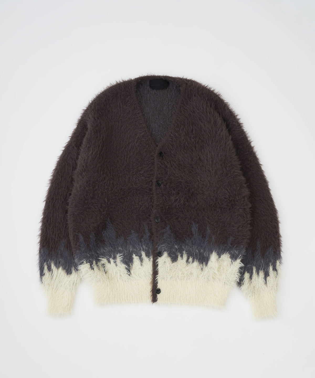 【予約】rough distortedchevron cardigan