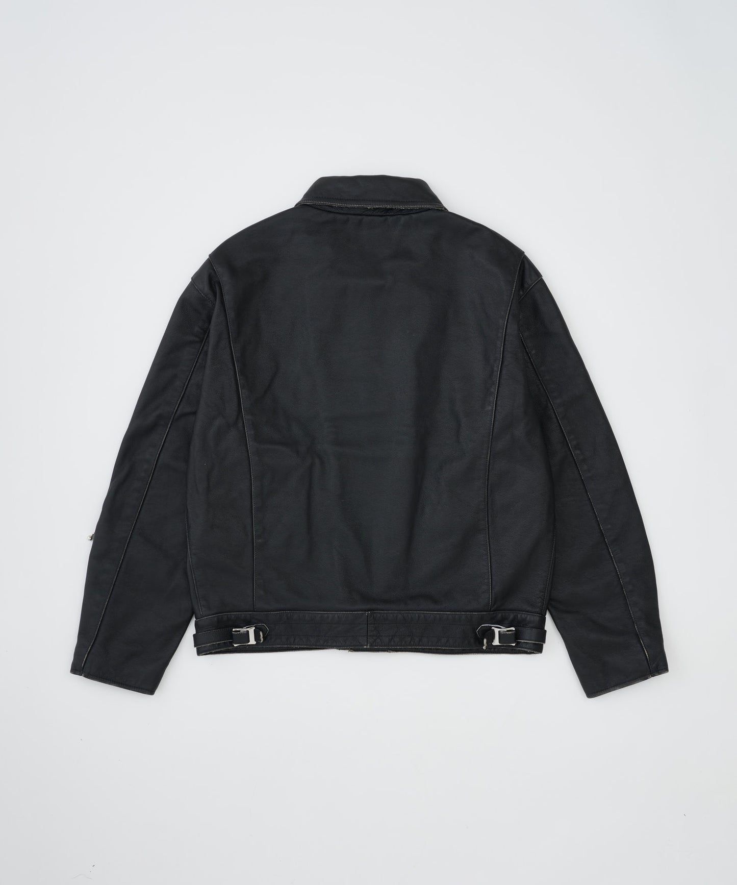 【予約】washed mute grainleather riders jacket