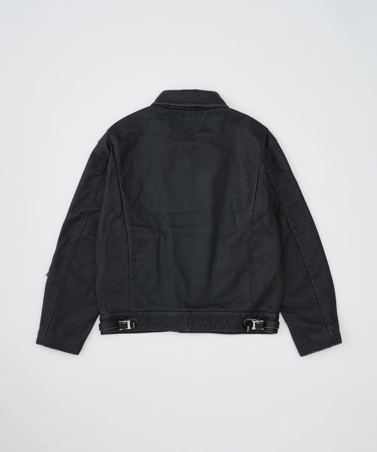 【予約】washed mute grainleather riders jacket