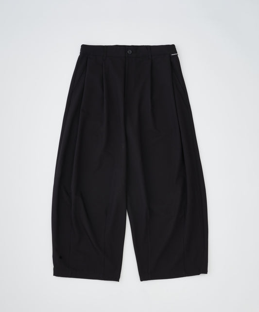 【予約】woolblend still tuck wide pants