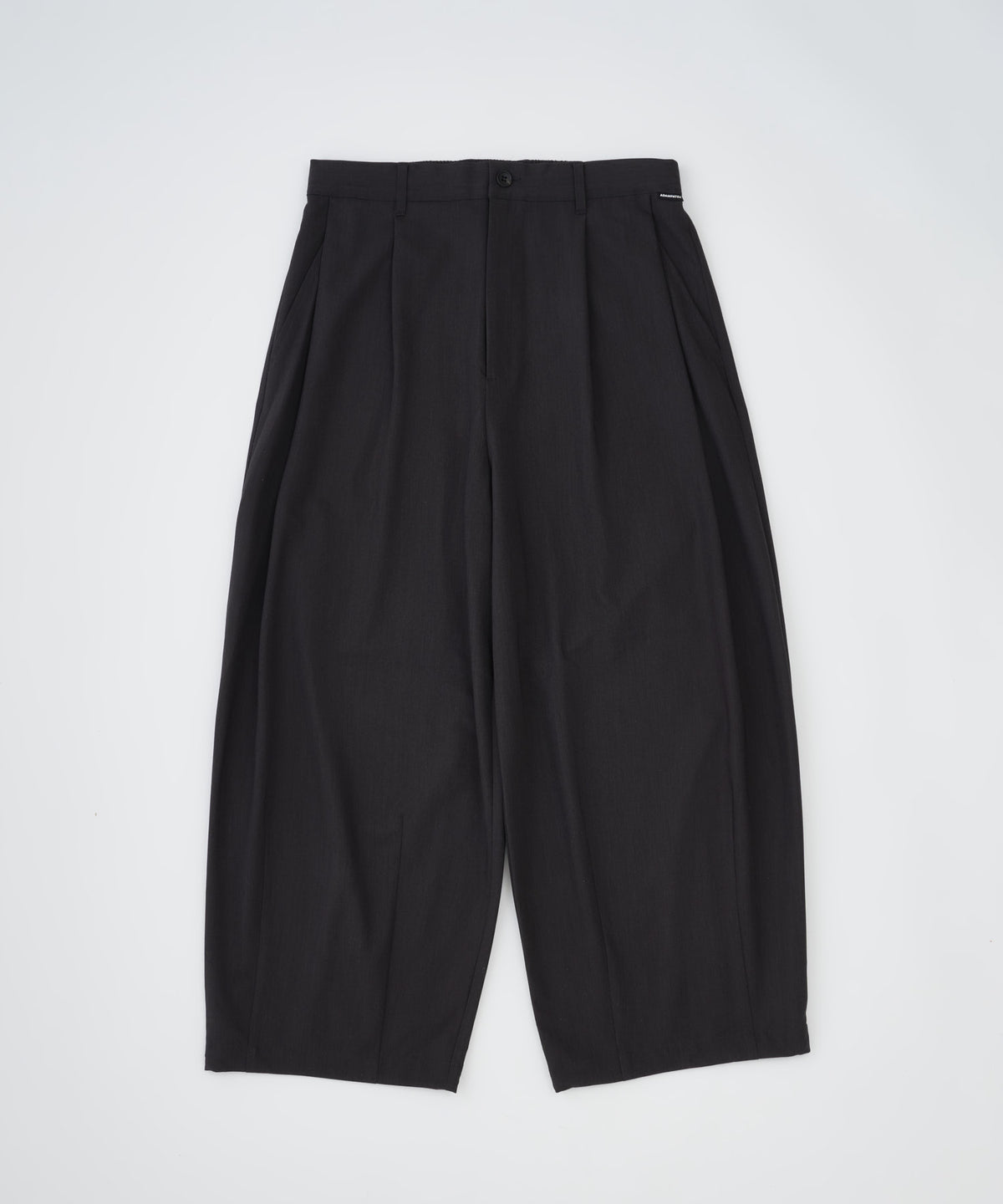 【予約】woolblend still tuck wide pants