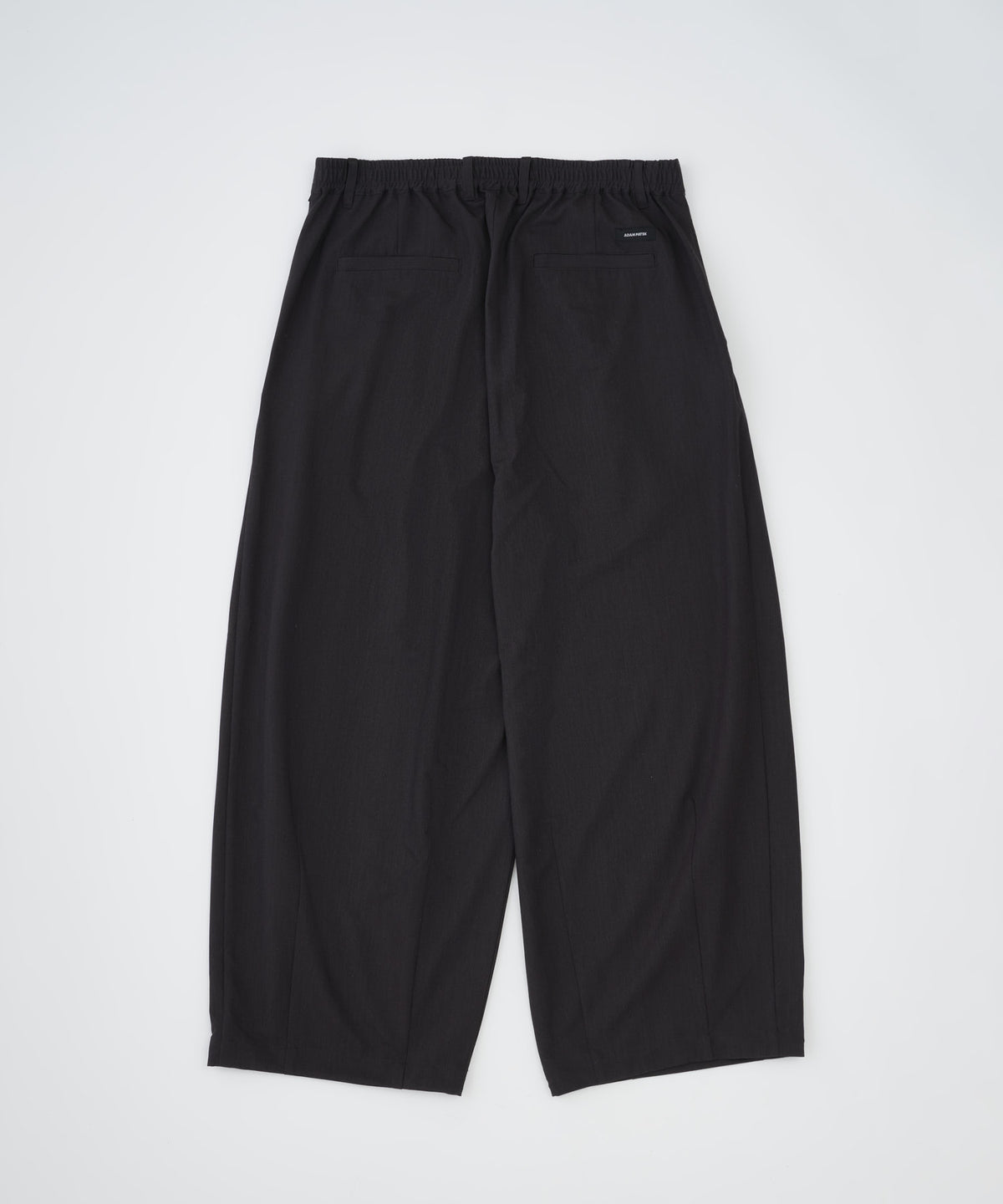 【予約】woolblend still tuck wide pants