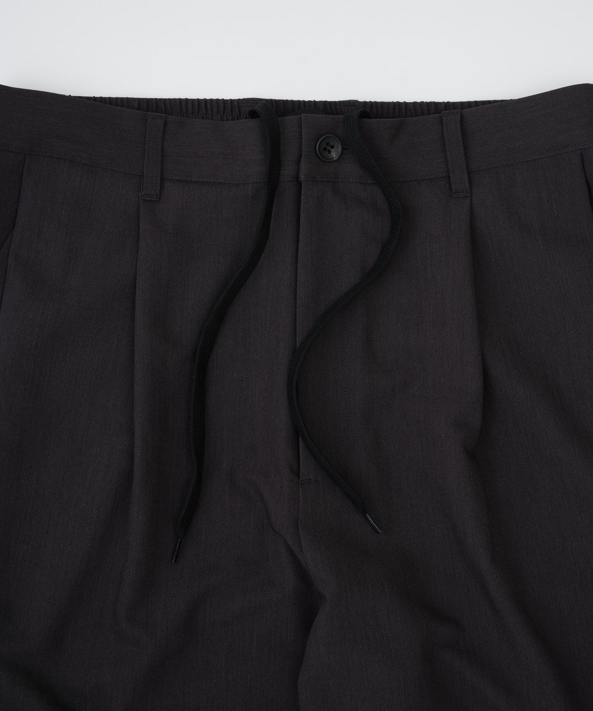 【予約】woolblend still tuck wide pants