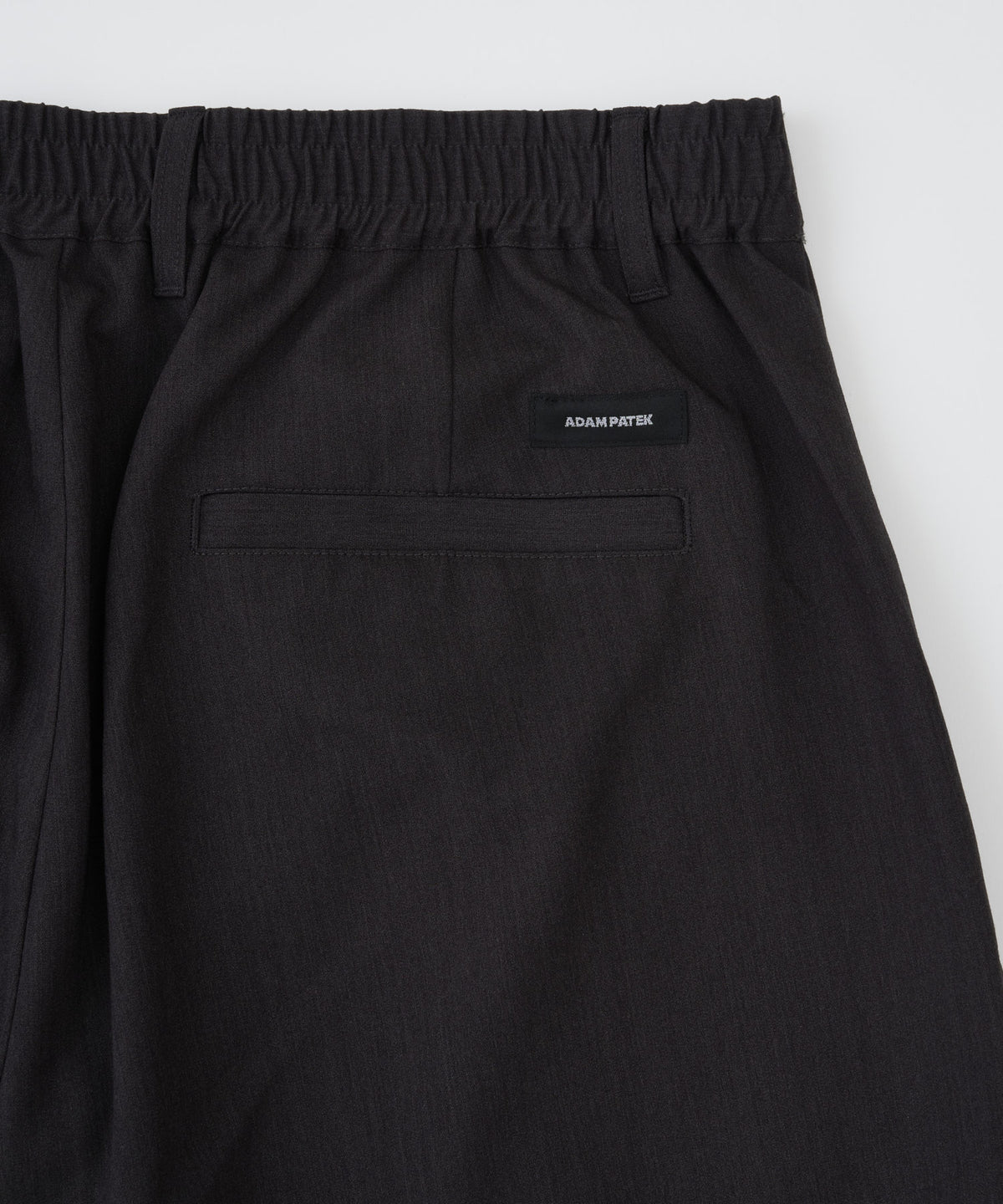 【予約】woolblend still tuck wide pants