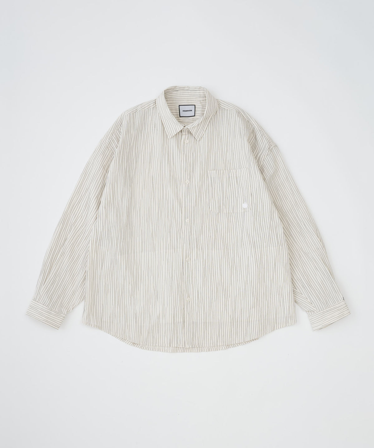 【予約】stitched calm pinchstripe shirt