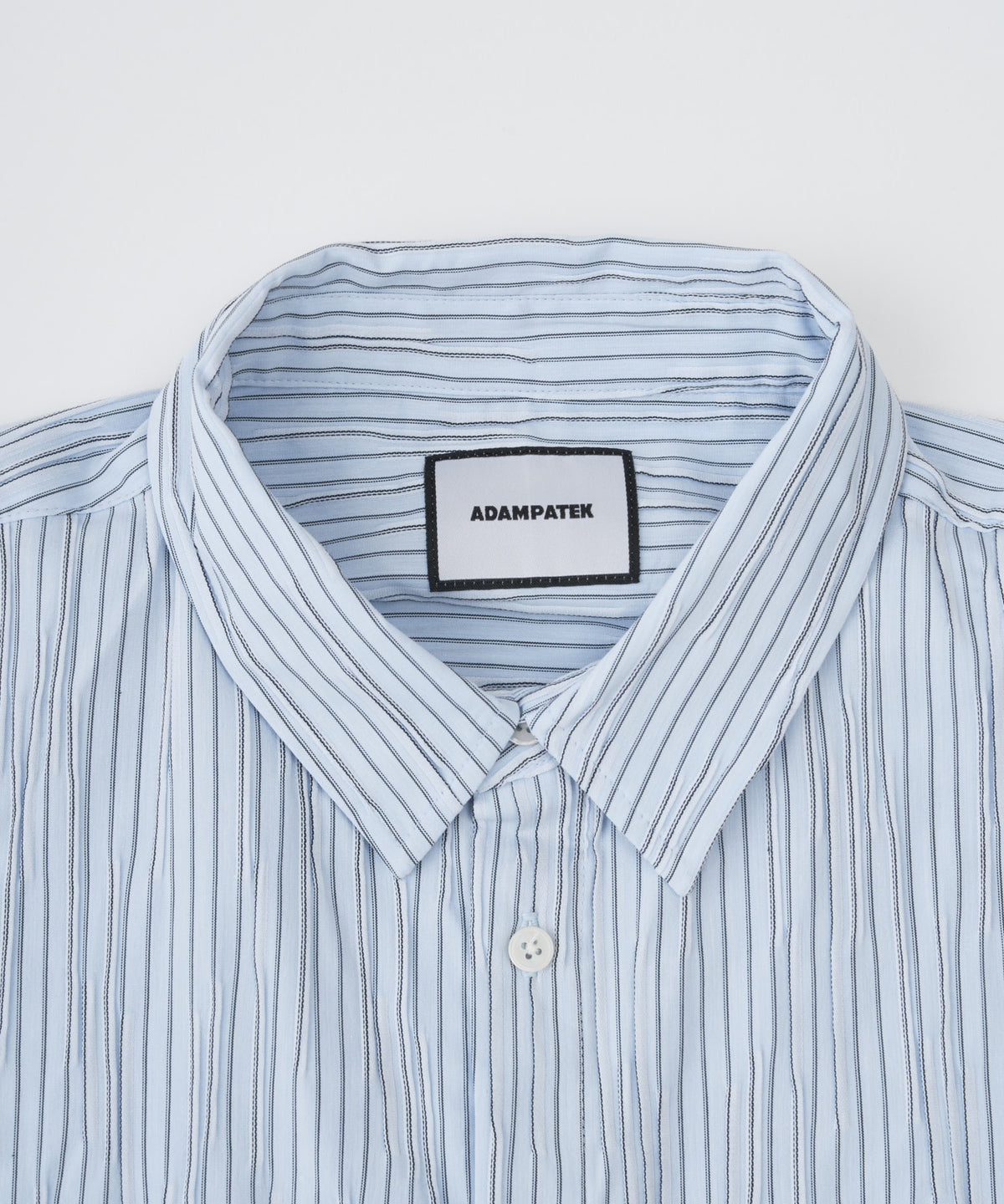 【予約】stitched calm pinchstripe shirt