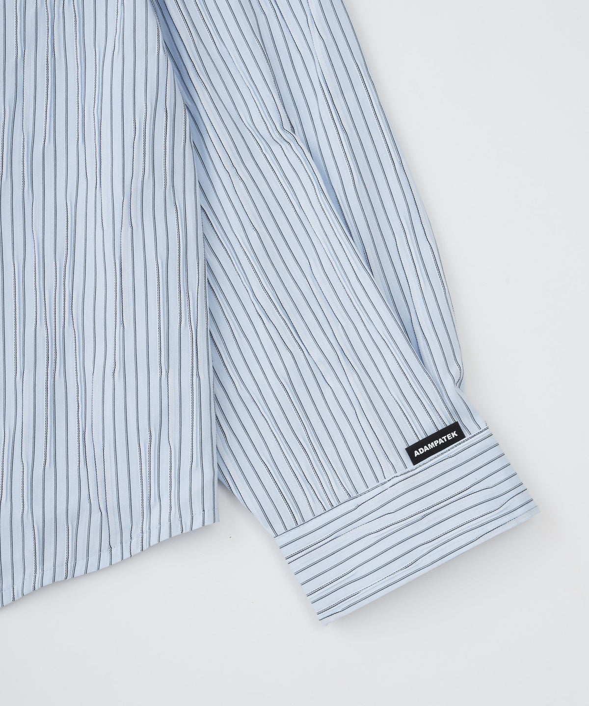 【予約】stitched calm pinchstripe shirt