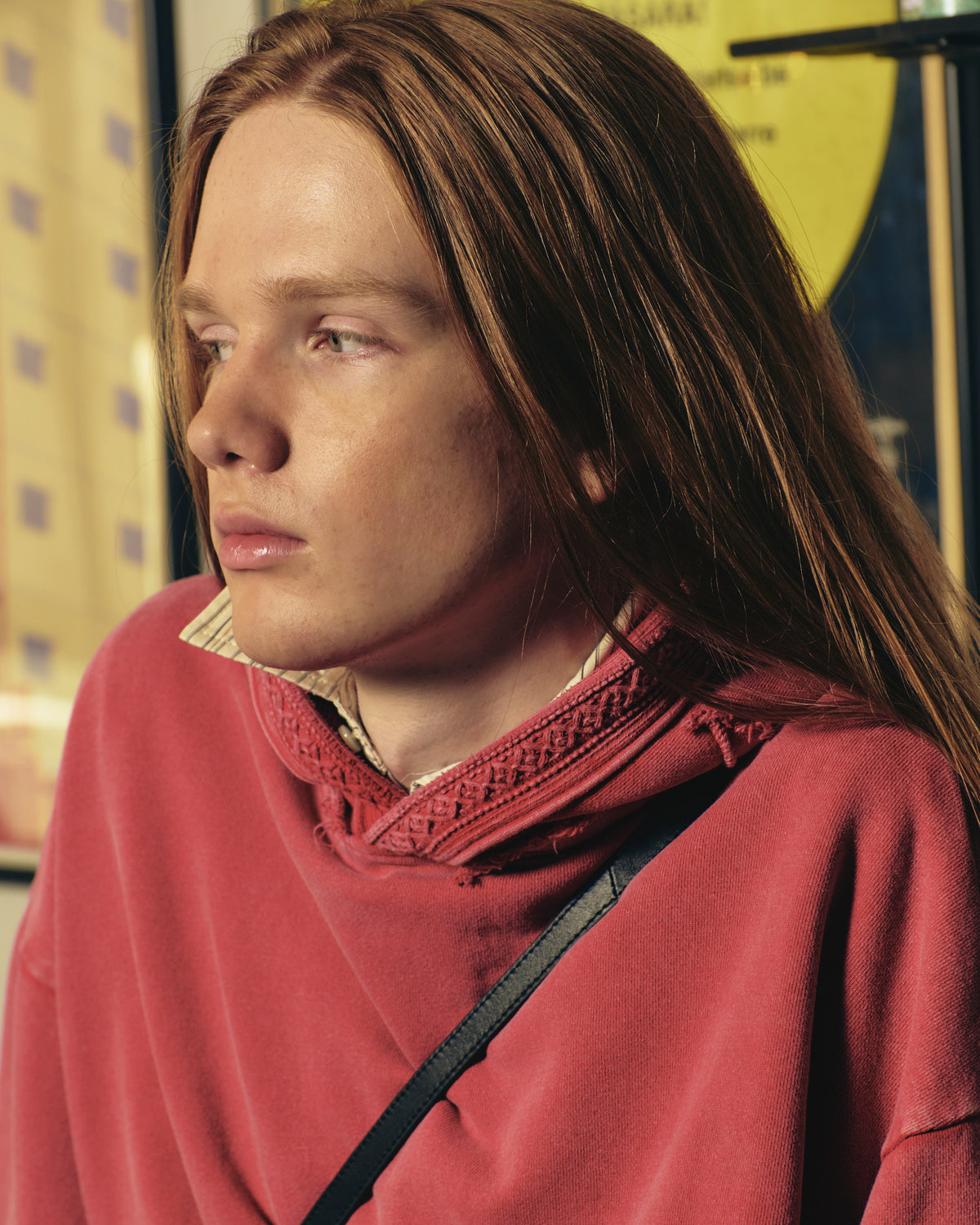 【一部予約】dyed still embellished pullover parka