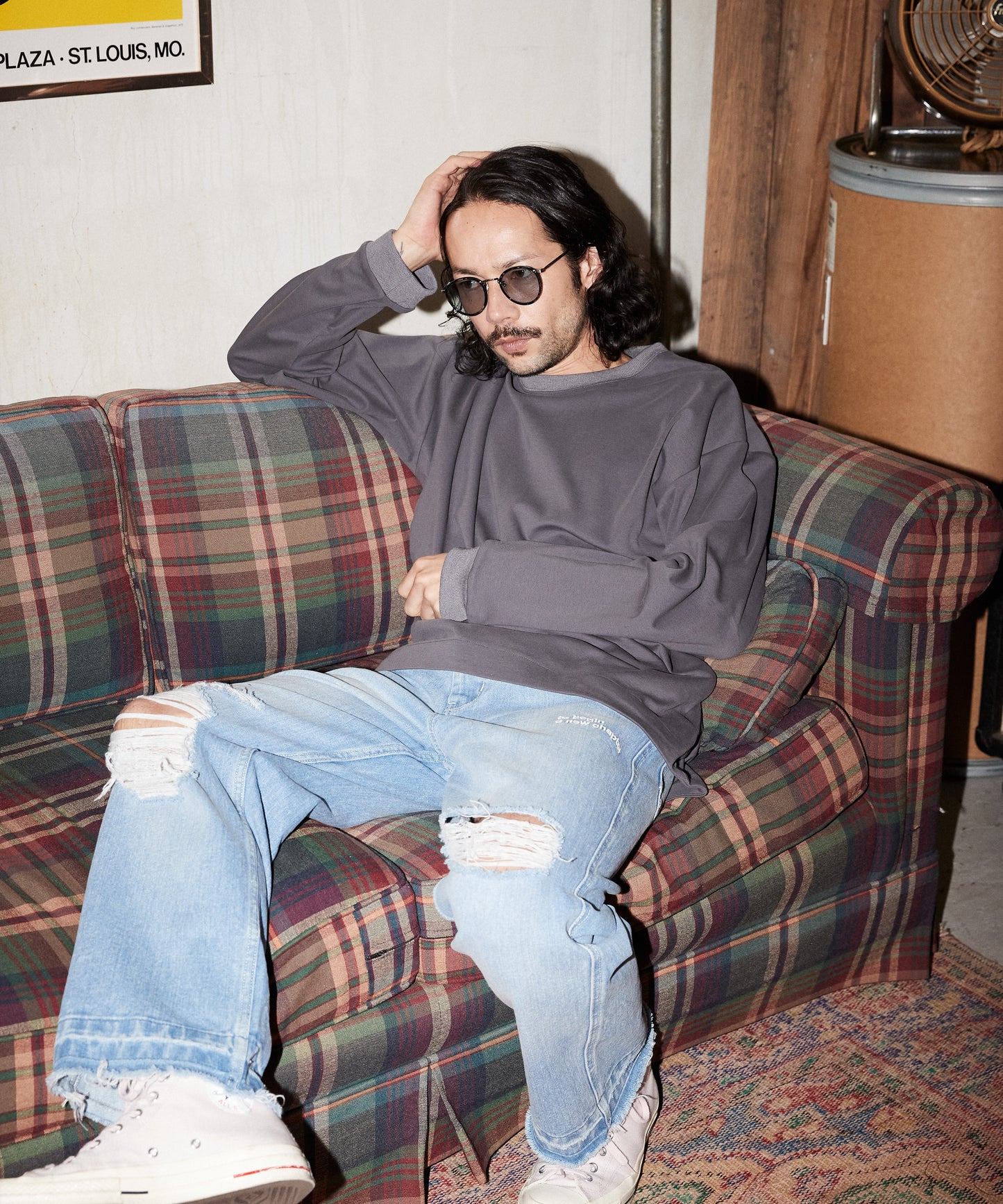 blast looose grunge denim_AP2318011_デニムパンツ