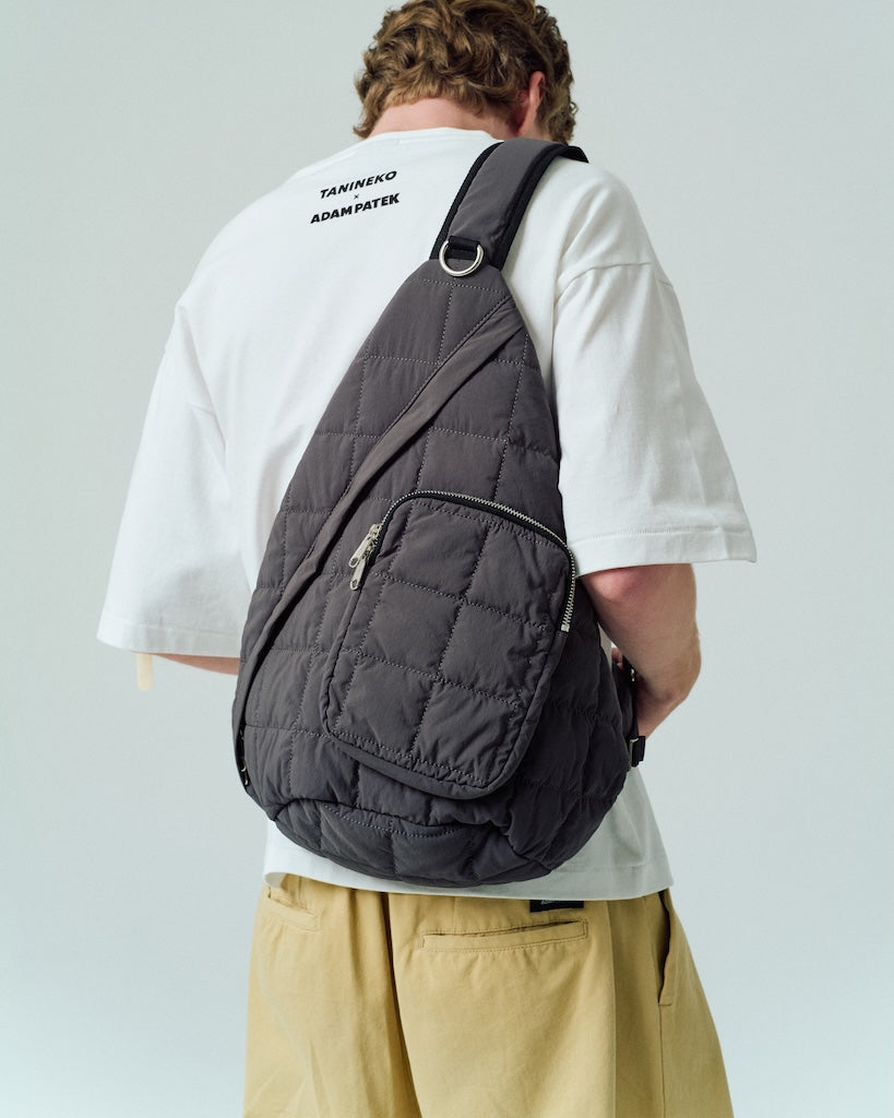 square quilt sling bag