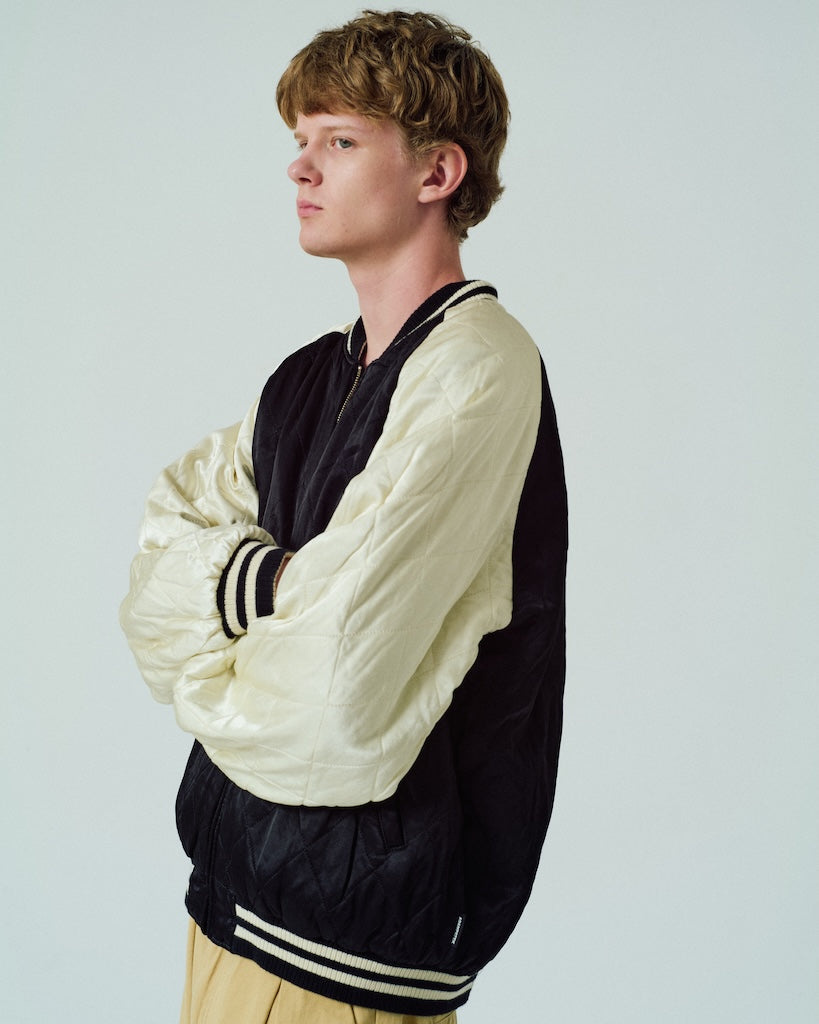 aged velour souvenir jacket