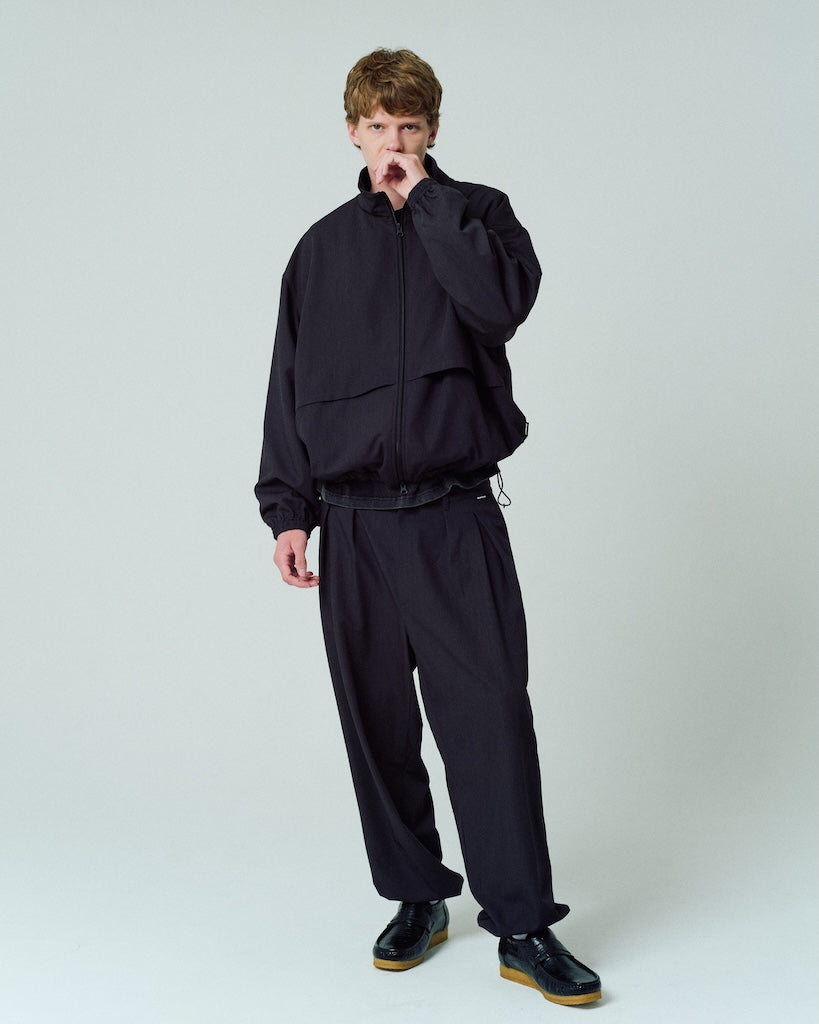 stand collar blouson