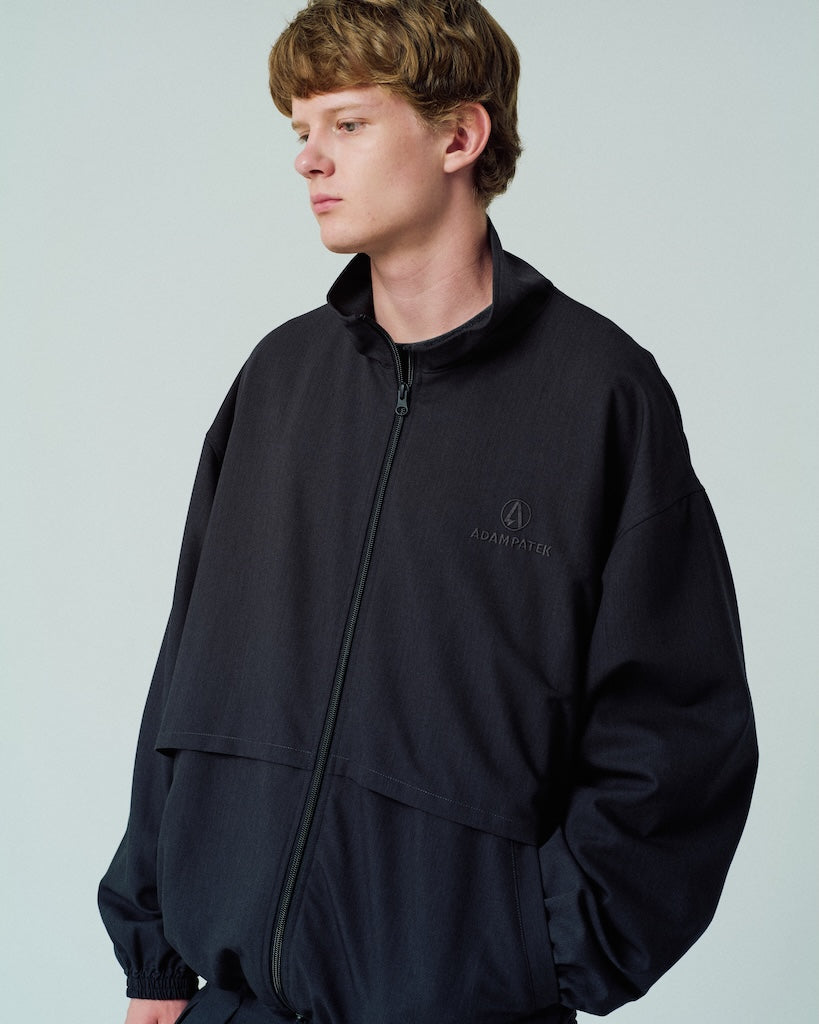 stand collar blouson