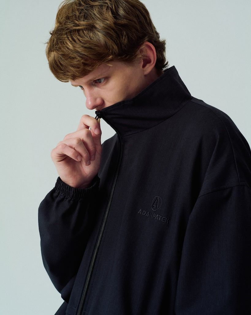 stand collar blouson