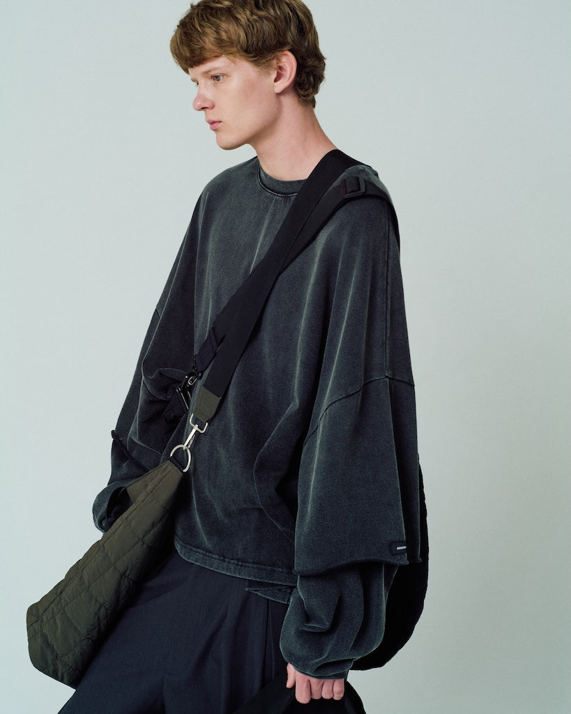 wide boxcut layered long sleeve