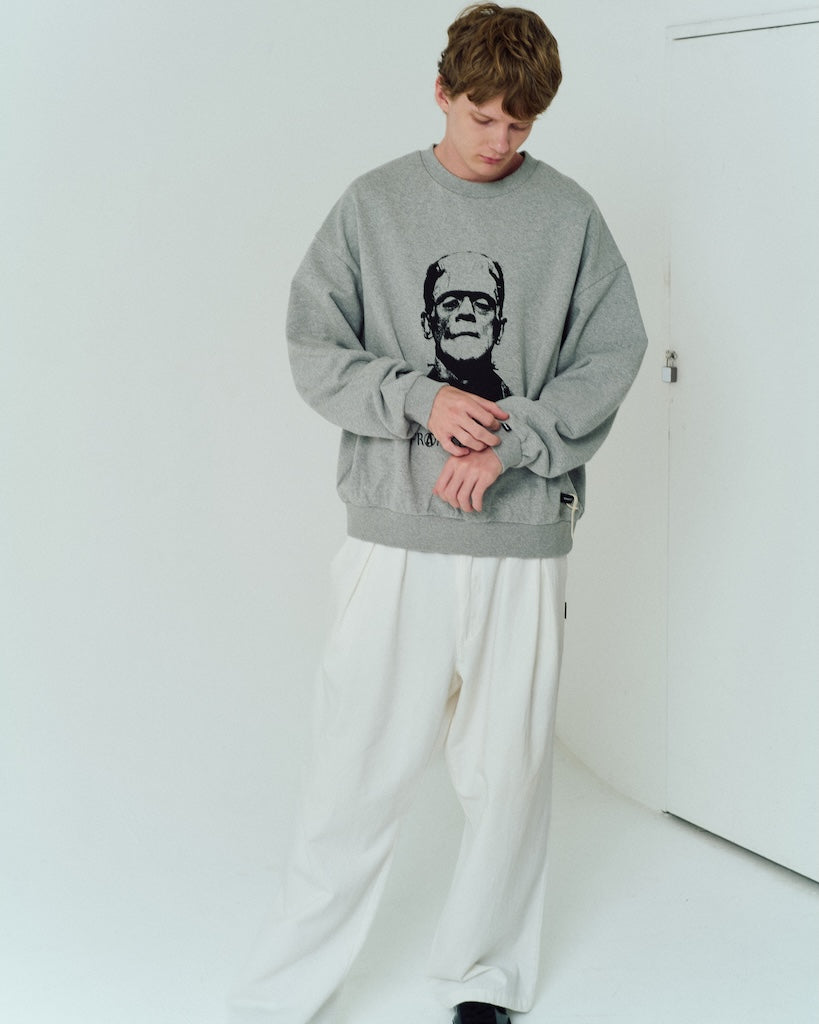Frankenstein portrait crewneck