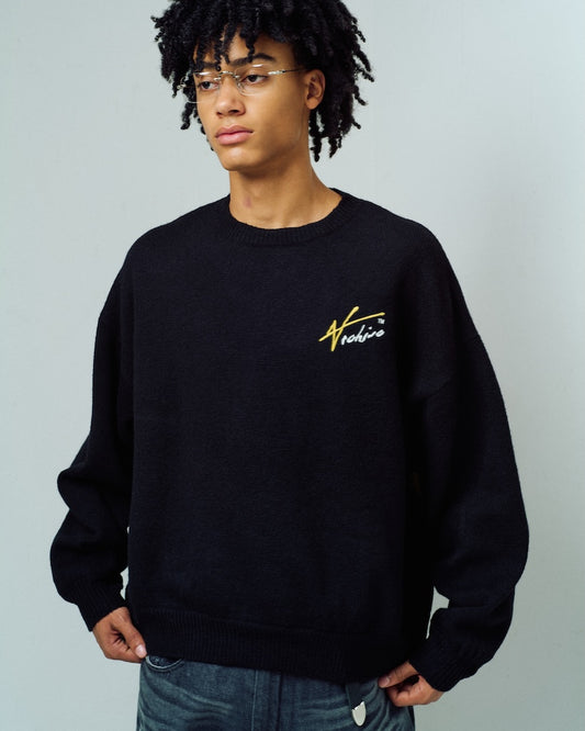 archive shaggy crest crewneck