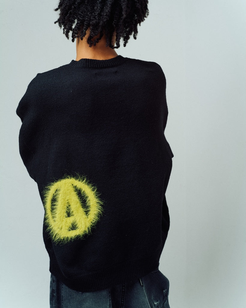archive shaggy crest crewneck
