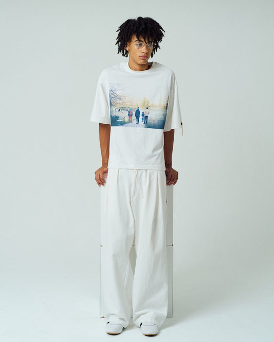 generous tuck relax chino pants