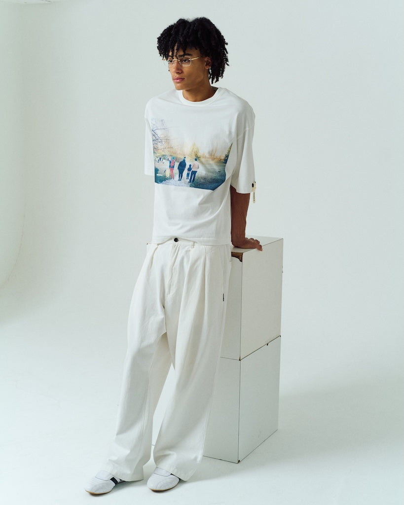 generous tuck relax chino pants