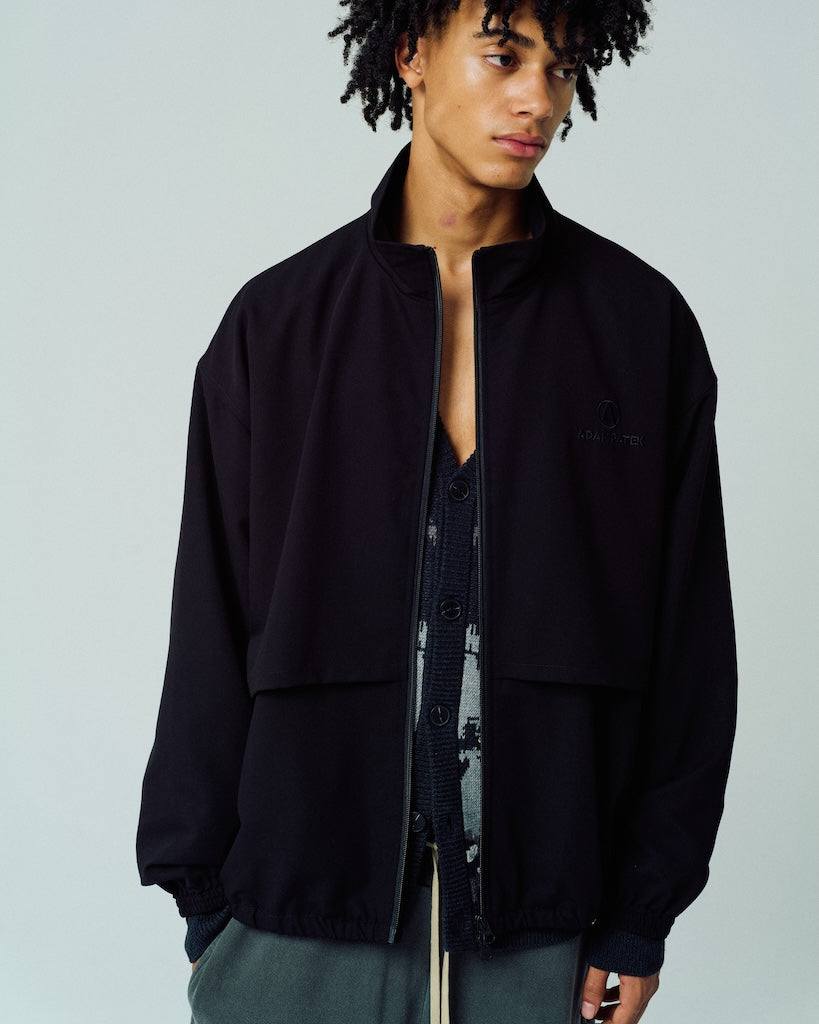 stand collar blouson