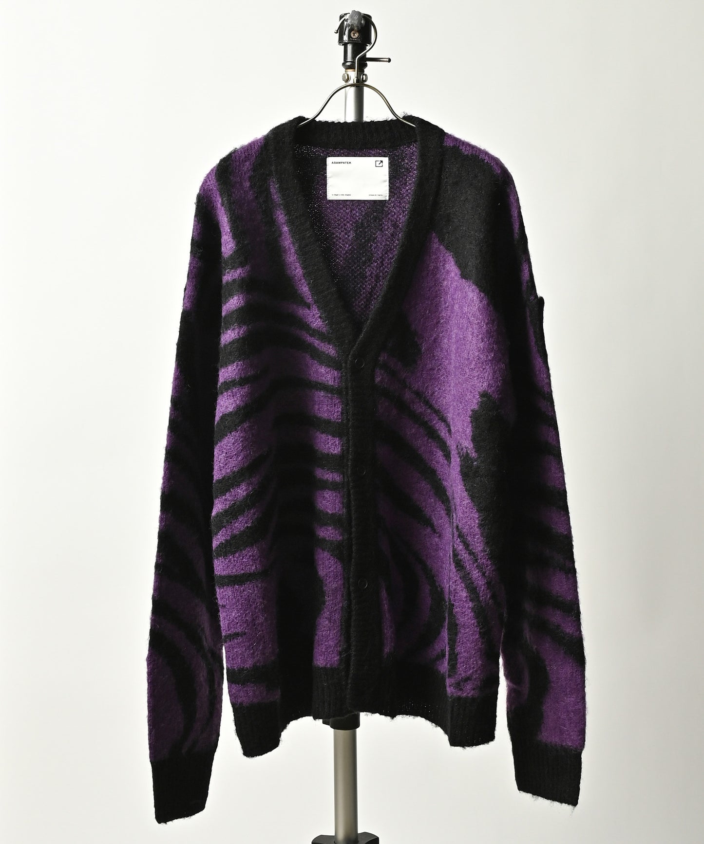 mohair mixed cardigan marble_ AP2221029_トップス