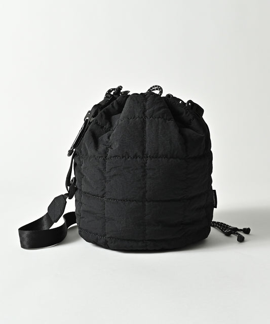 square quilt mini drawstring bag