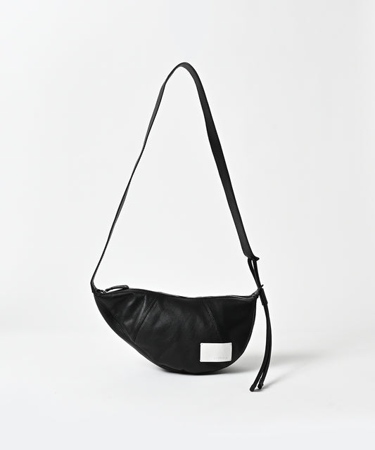 water repellent leather mini shoulder bag
