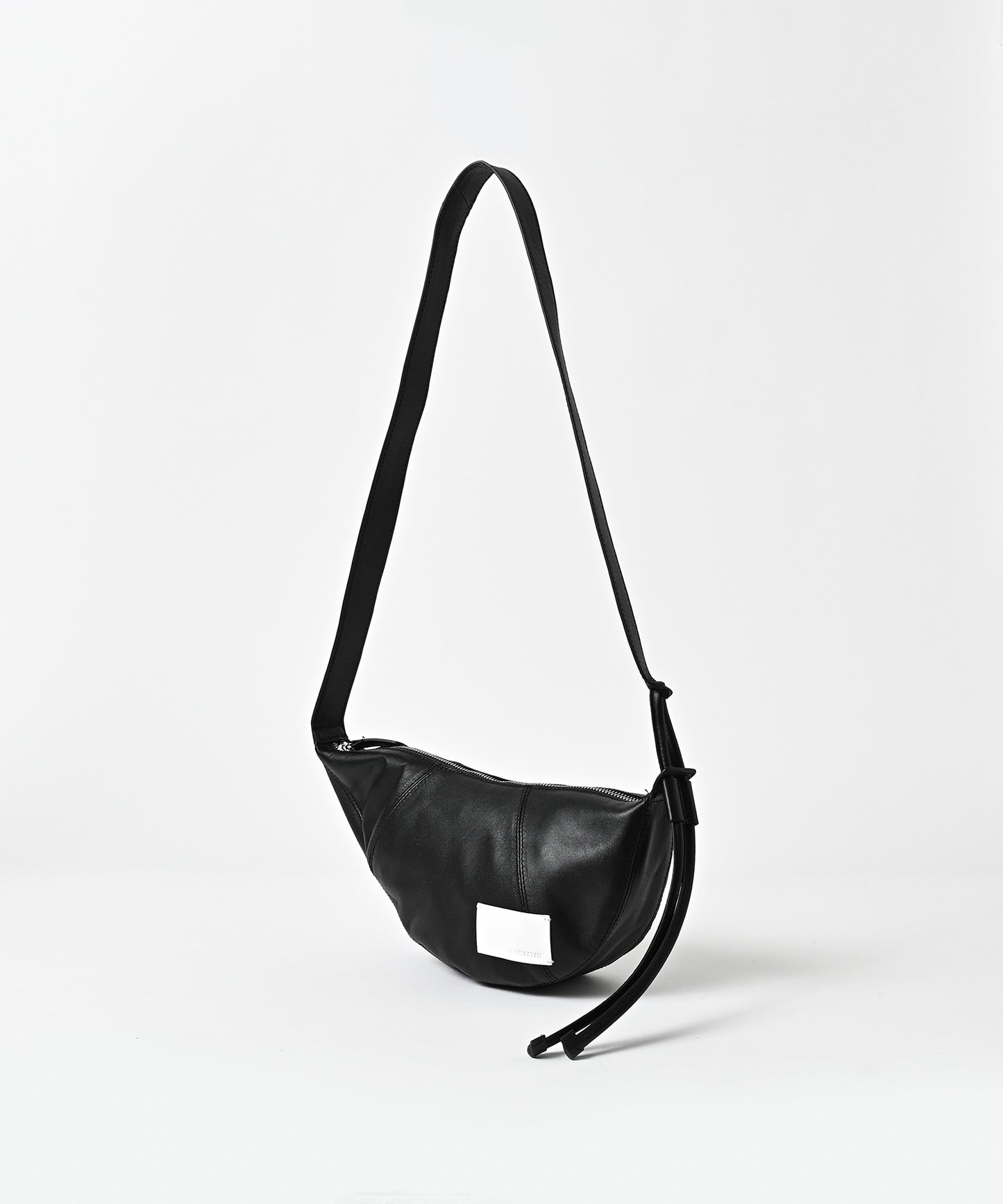 water repellent leather mini shoulder bag