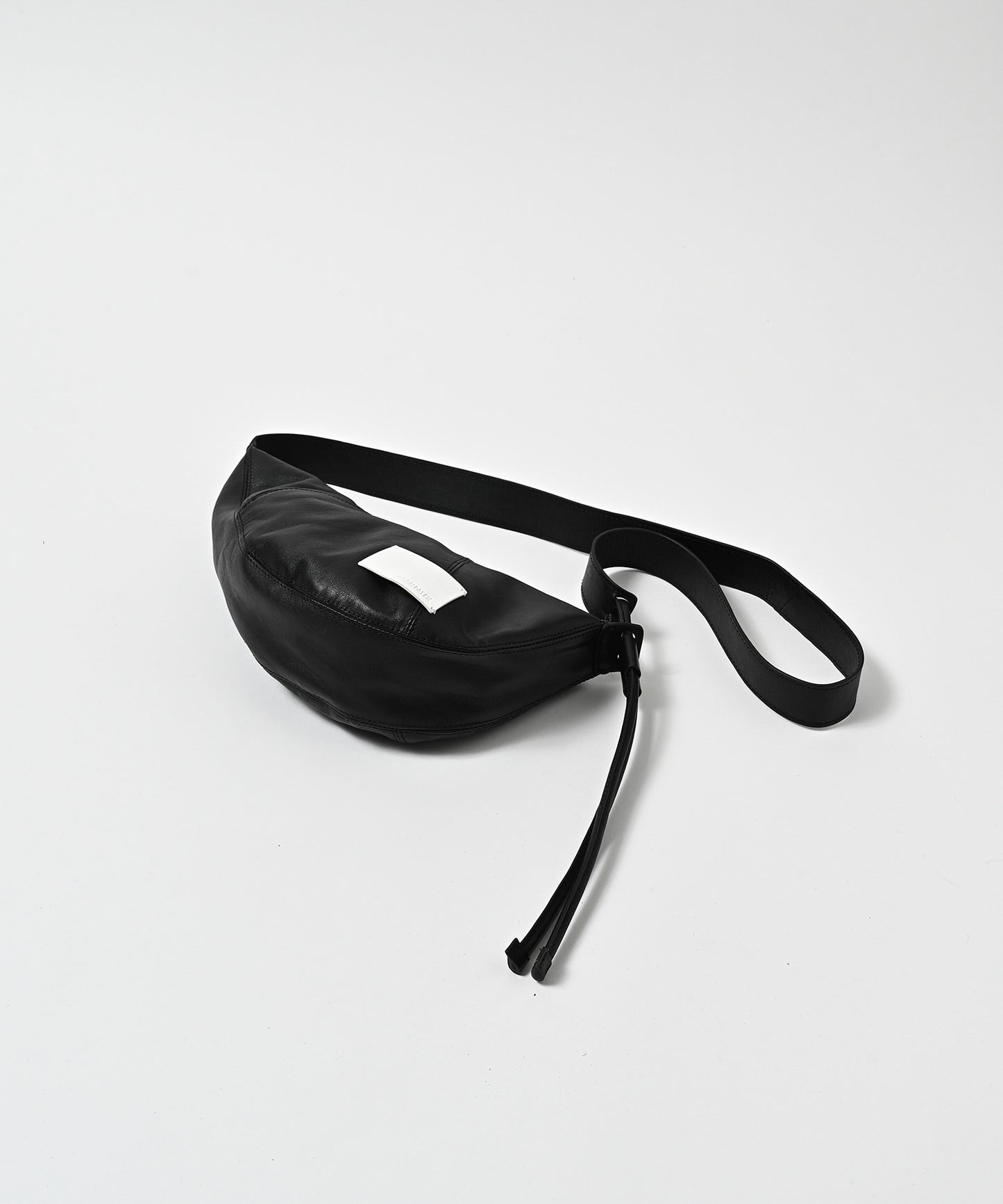water repellent leather mini shoulder bag