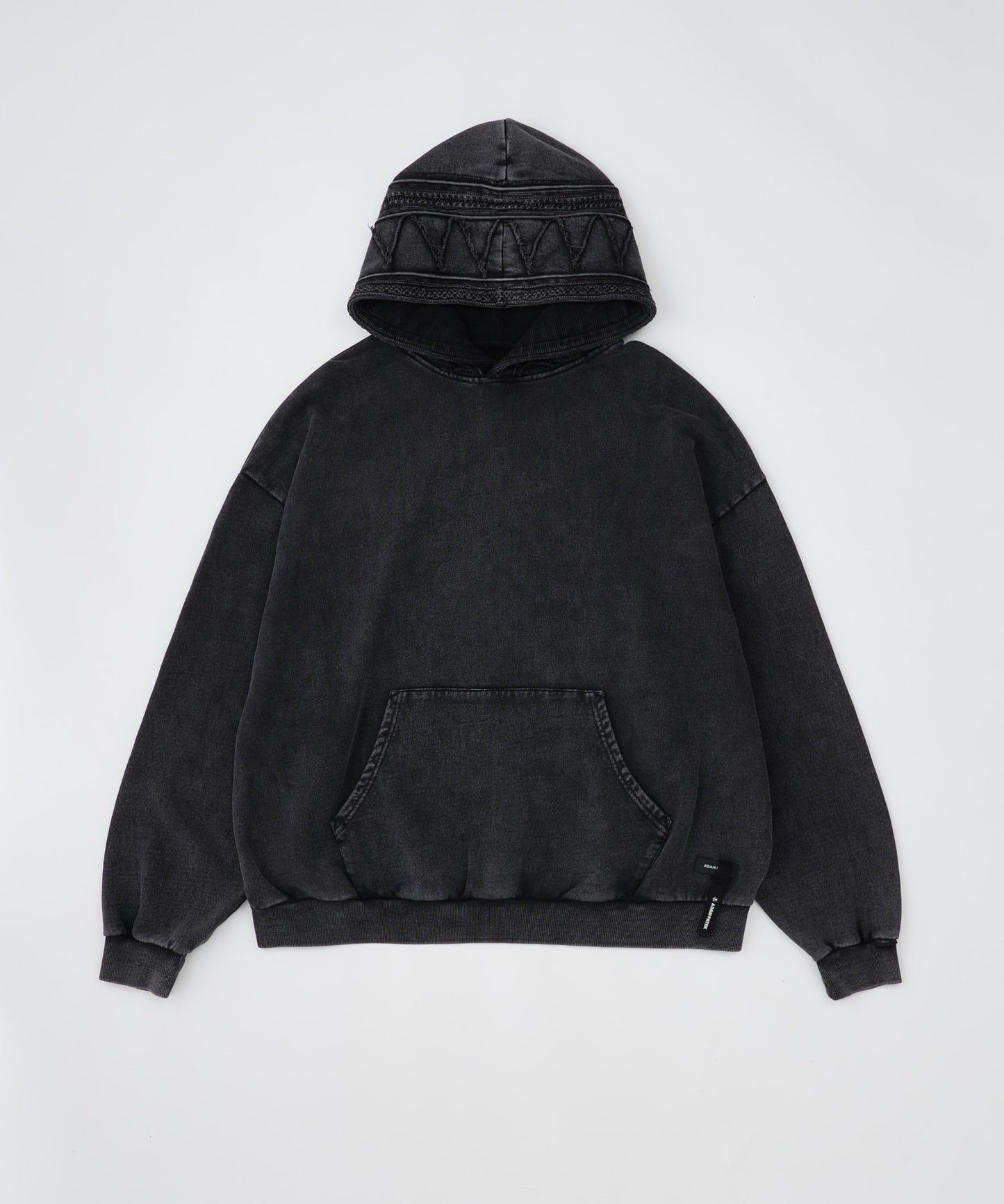【予約】dyed still embellished pullover parka