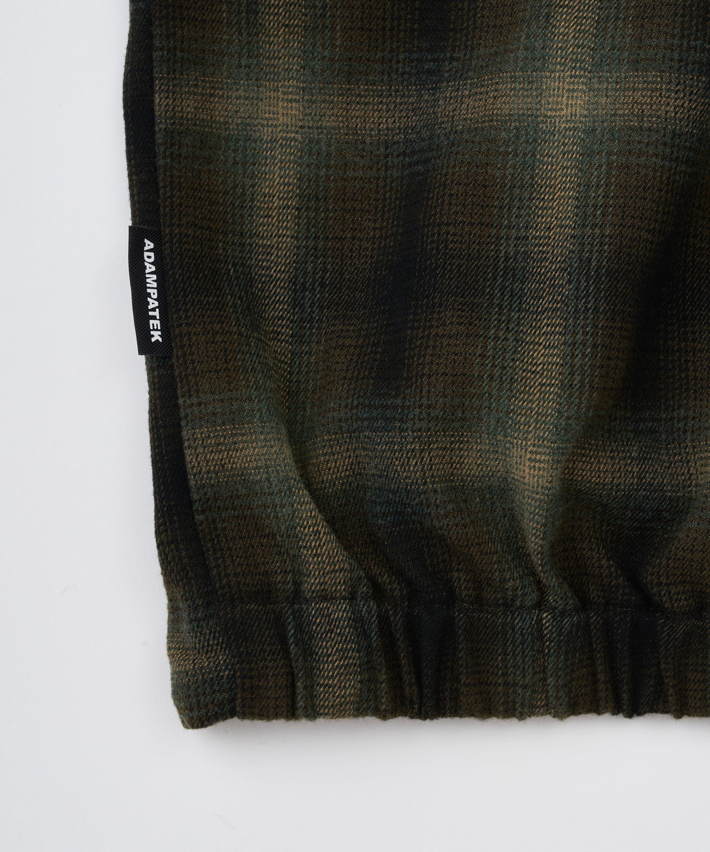 【予約】brushed shade ombrecheck zip parka