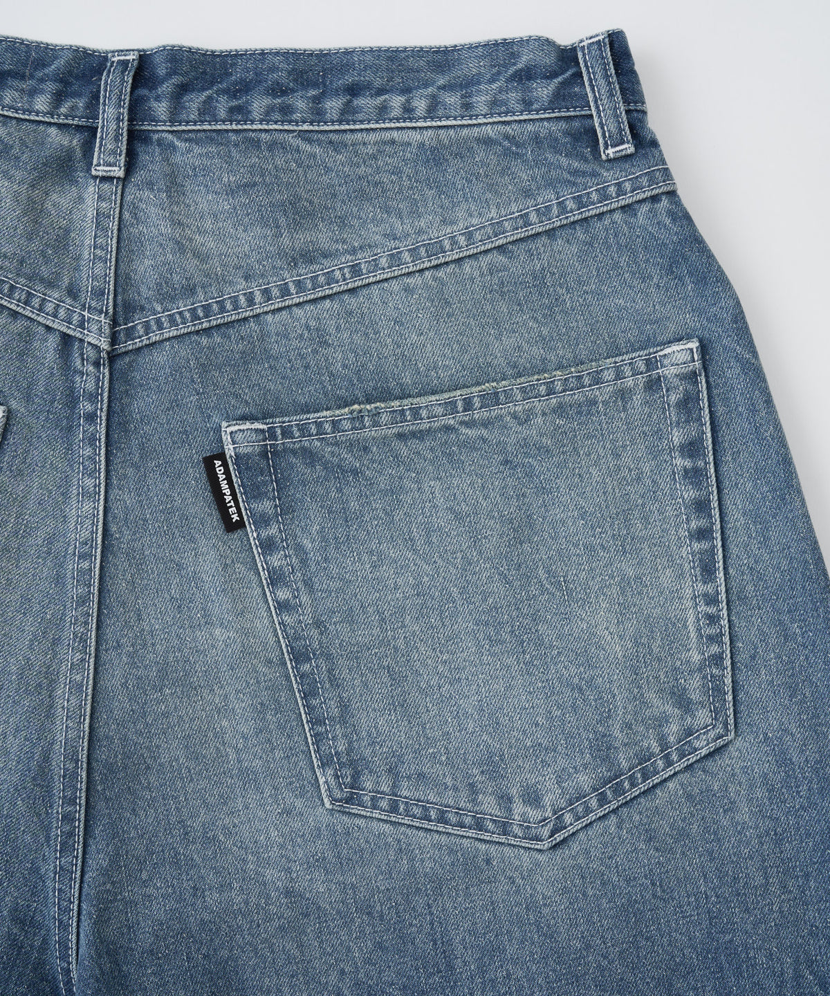 【予約】repaired trace selvedge washed denim