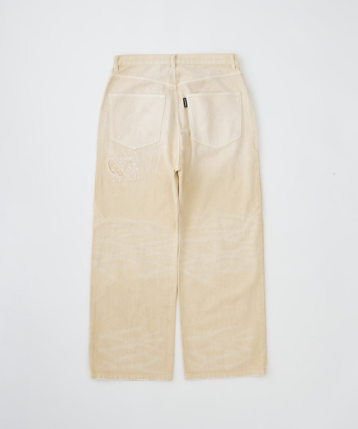 【予約】repaired trace selvedge washed denim