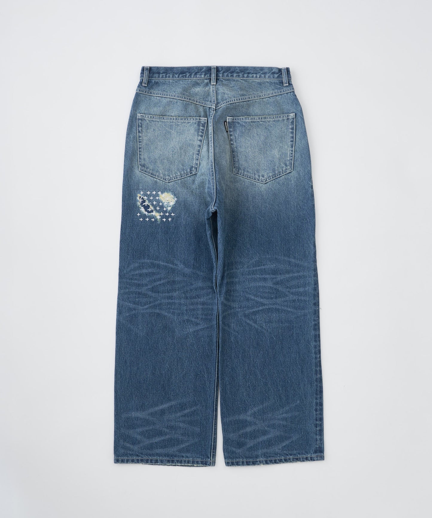 【予約】repaired trace selvedge washed denim